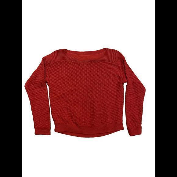 Lauren Ralph‎ Lauren Women's Red Cable Knit Sleeves Cotton Sweater Size XL - Picture 7 of 7
